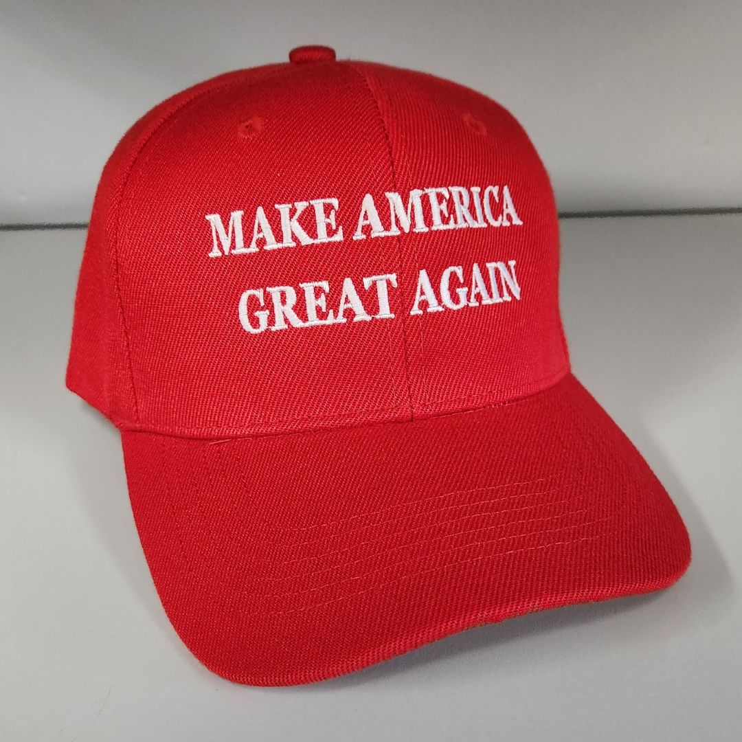 Make America Great Again Custom Embroidered Hat (Red)