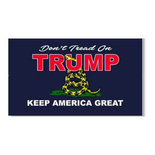 Don't Tread on Trump Keep America Great 3'x5' Flag