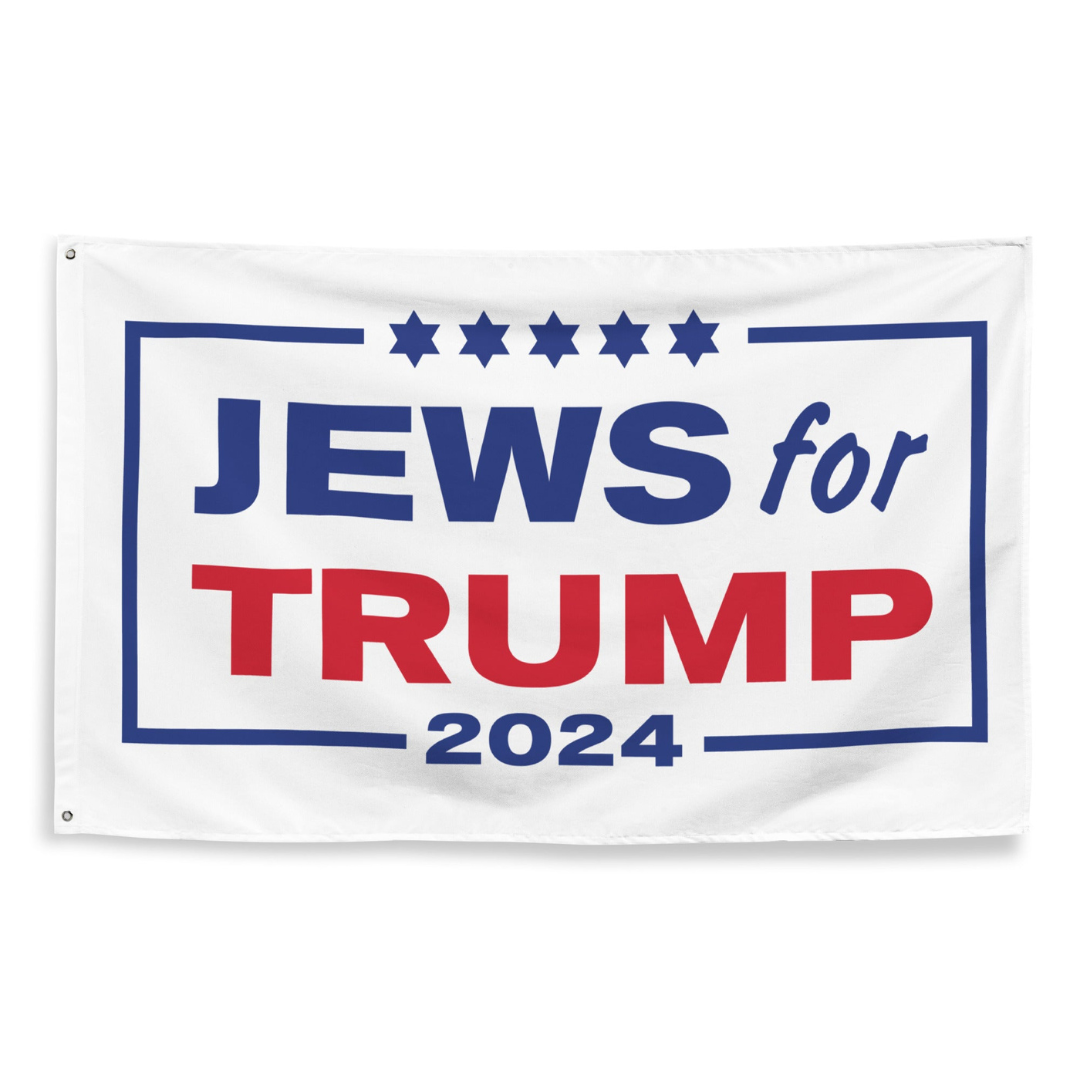 Jews for Trump 2024 Flag