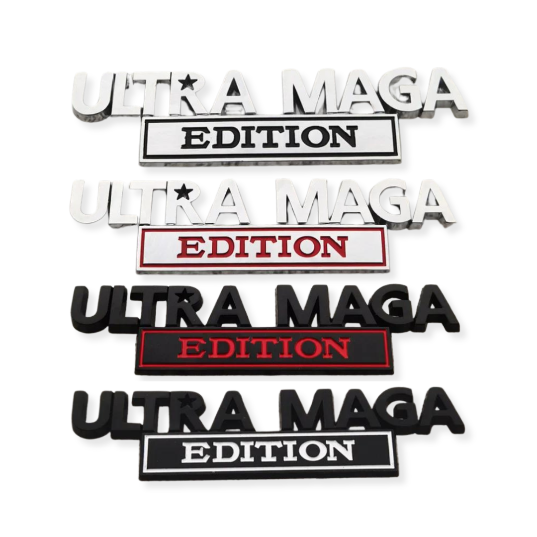 Ultra MAGA Edition Auto Emblem (4 Designs)