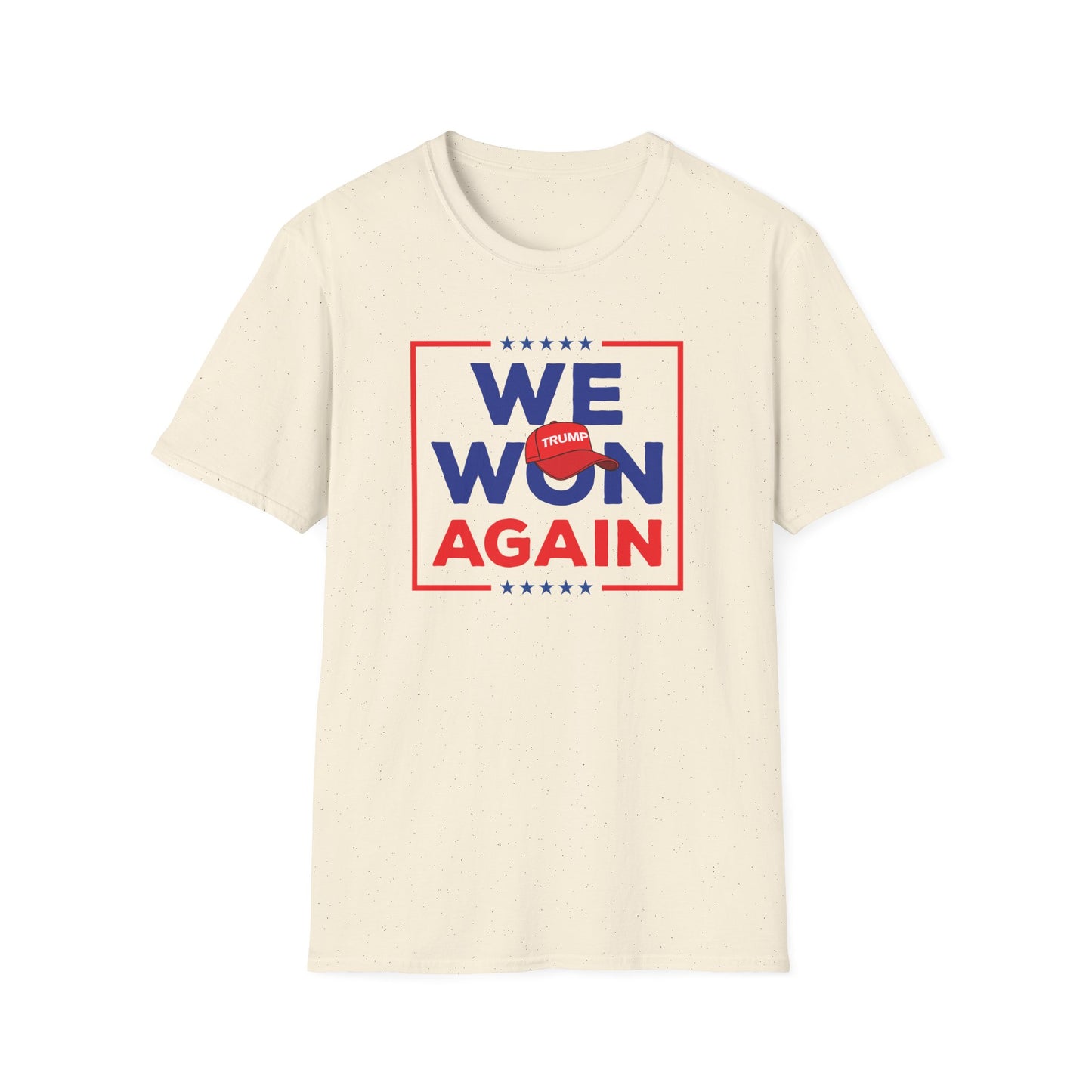 We Won Again Unisex Softstyle T-Shirt - Celebrate Triumph in Style