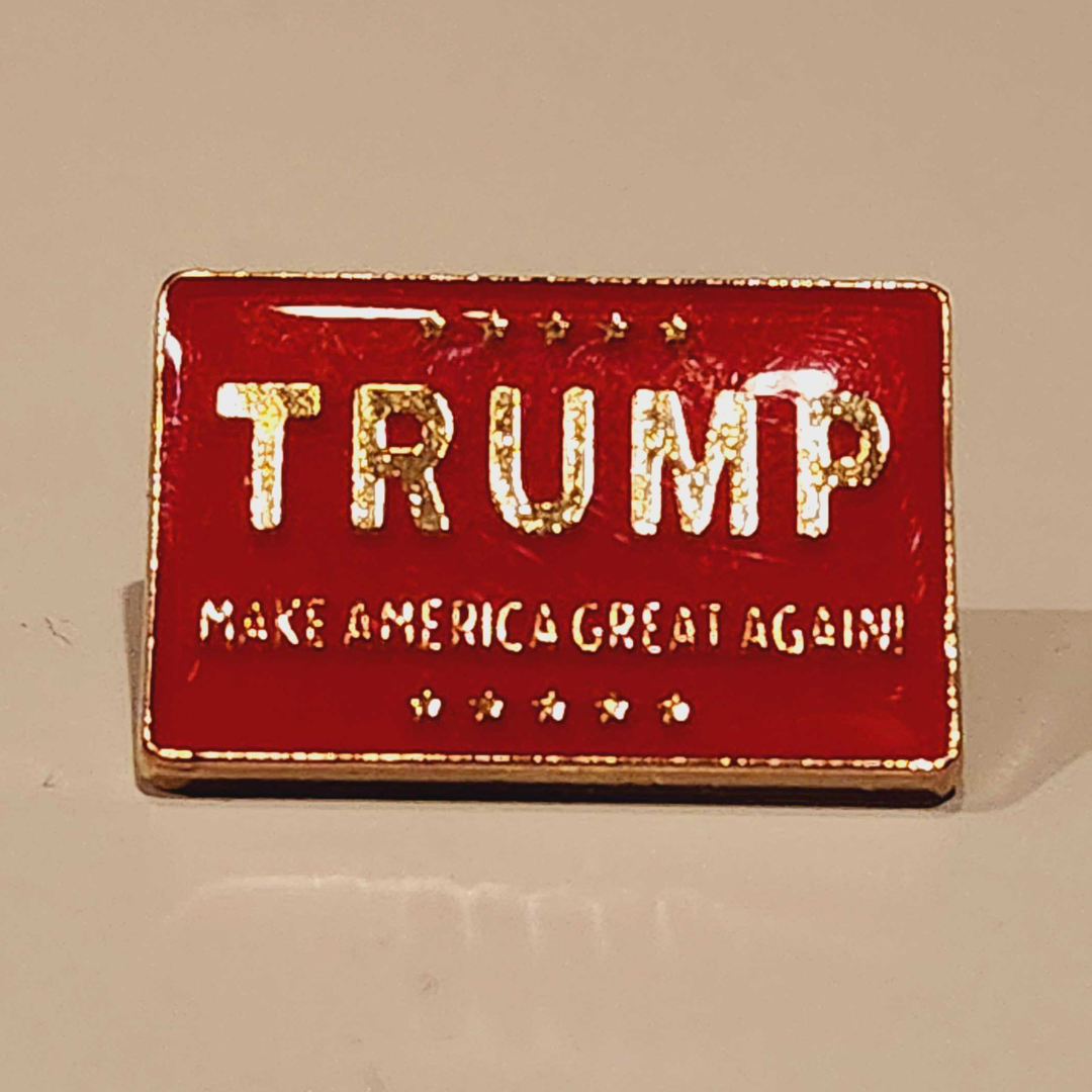 Trump Make America Great Again Lapel Pin (Gold Plated)