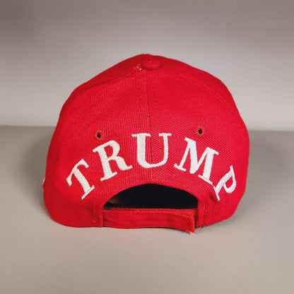 45 Trump Signature 3D Premium Embroidered Hat (Red)