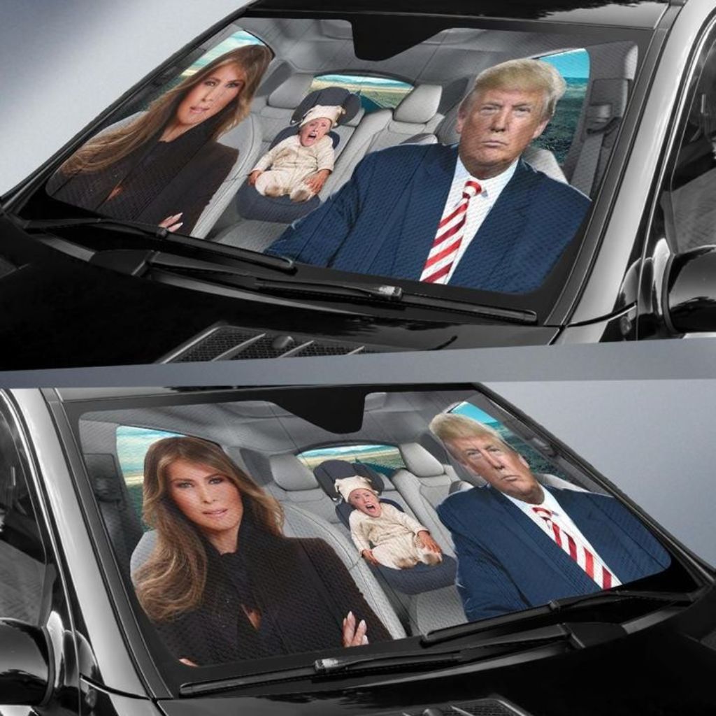 Trump Family Car Sun Shade