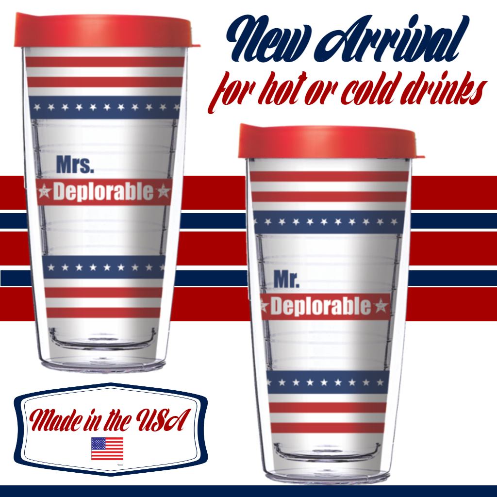 Mrs. Deplorable or Mr. Deplorable 16oz Tumblers