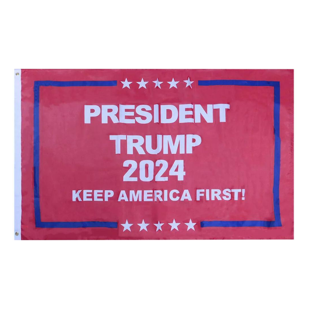 President Trump 2024 Keep America First 3'x5' Flag