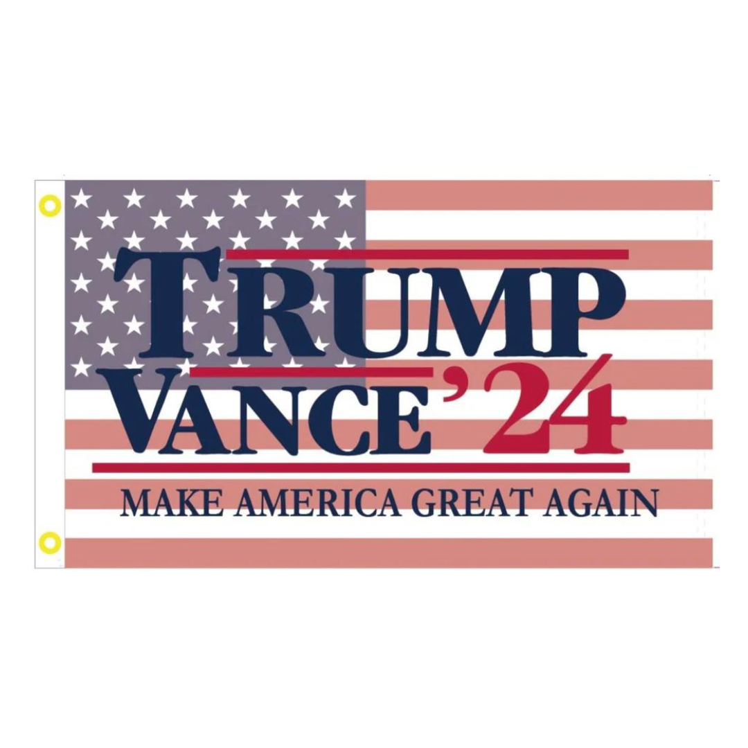 Trump Vance Never Surrender Patriotic 3'x5' Flag