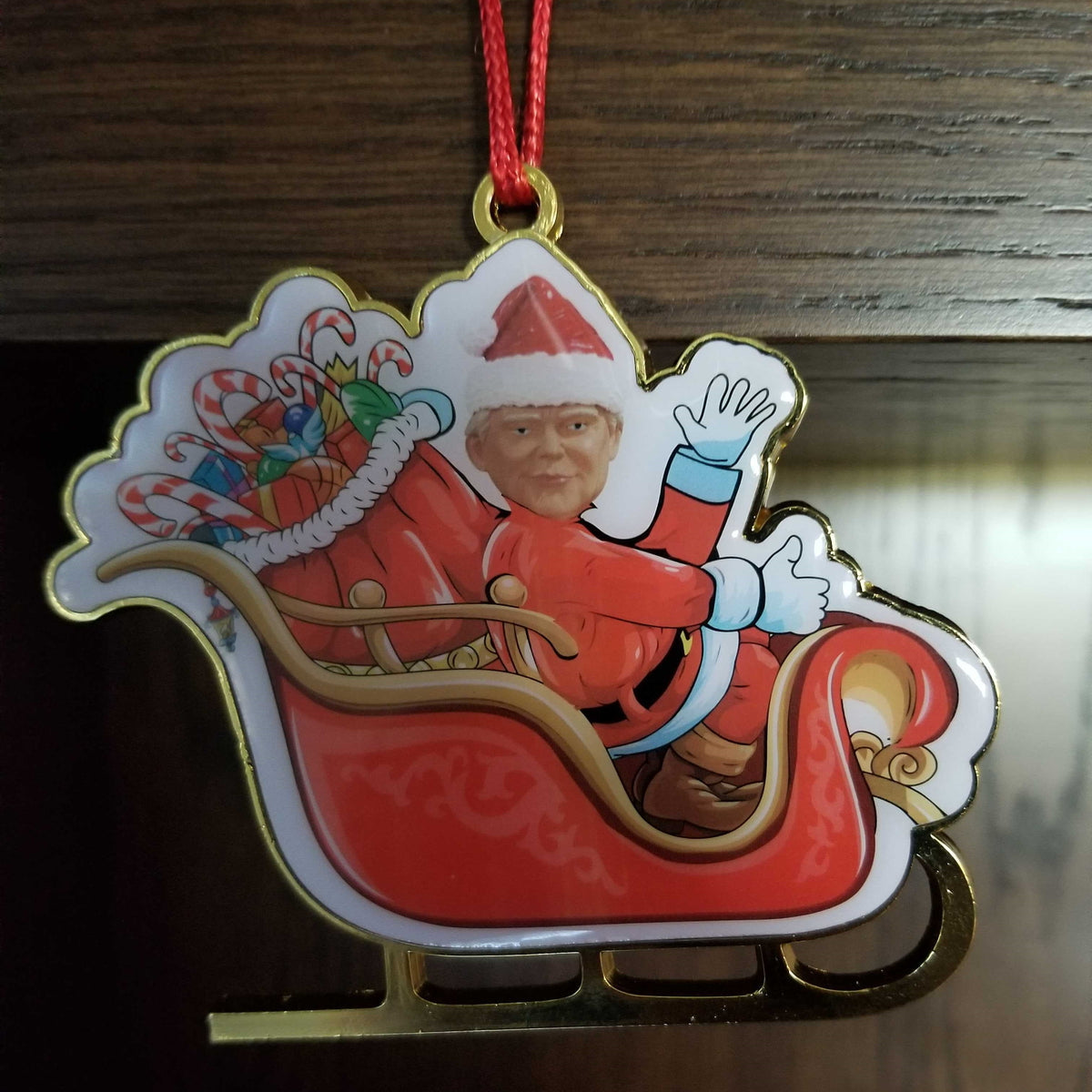 Donald Trump Christmas Ornament