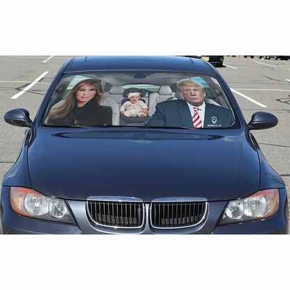 Trump Family Car Sun Shade